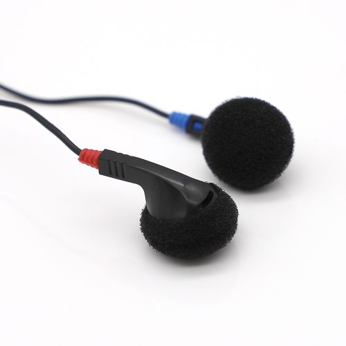 AVID Single-Use Ear Phone, Foam Ear Tips, Black